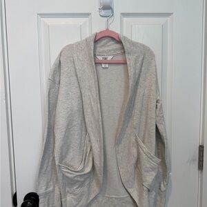Athleta Girl Light Gray Cardigan